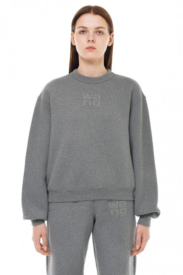 Світшот oversize з логотипом ALEXANDER WANG TAWp23008