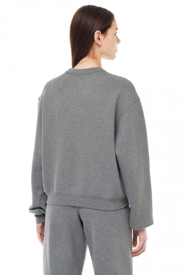 Світшот oversize з логотипом ALEXANDER WANG TAWp23008