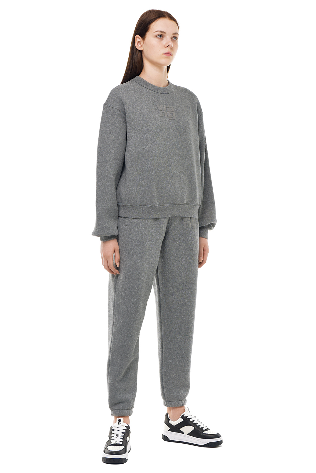 Світшот oversize з логотипом ALEXANDER WANG TAWp23008