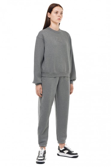 Світшот oversize з логотипом ALEXANDER WANG TAWp23008