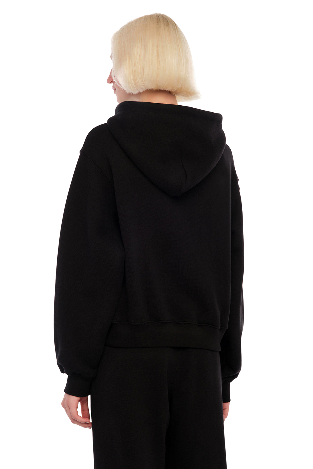 Худі oversize з логотипом ALEXANDER WANG TAWp24001