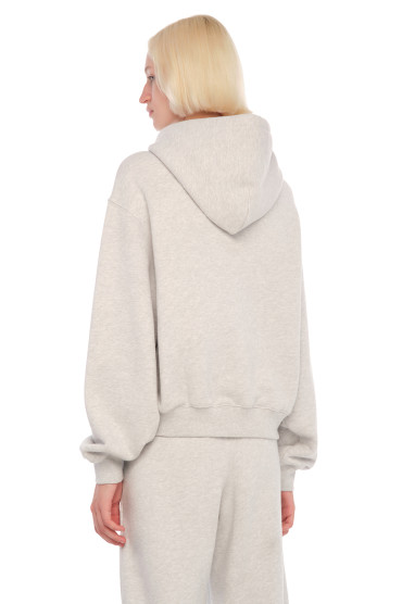 Худі oversize з логотипом ALEXANDER WANG TAWp24002