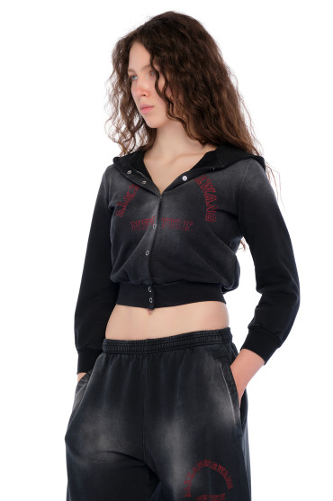 Худі на кнопках ALEXANDER WANG TAWp25011