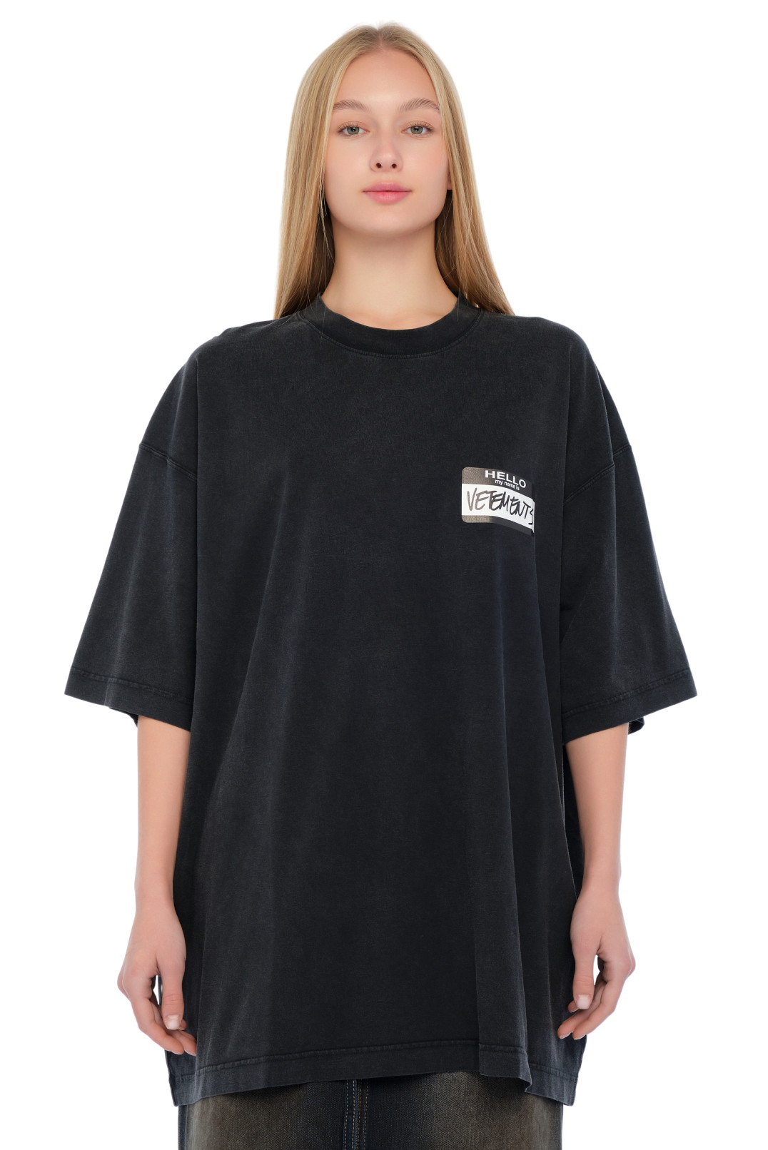 Футболка oversize VETEMENTS VET24008