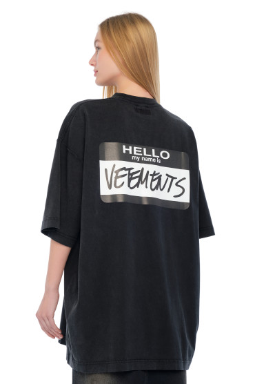 Футболка oversize VETEMENTS VET24008