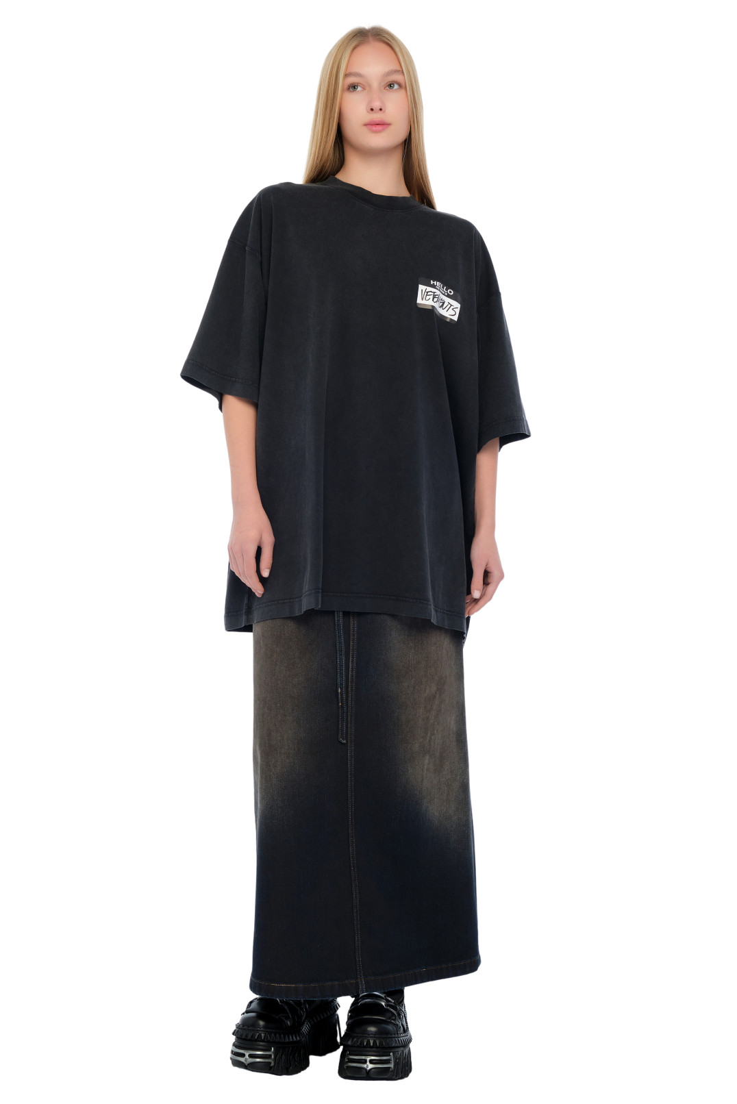 Футболка oversize VETEMENTS VET24008