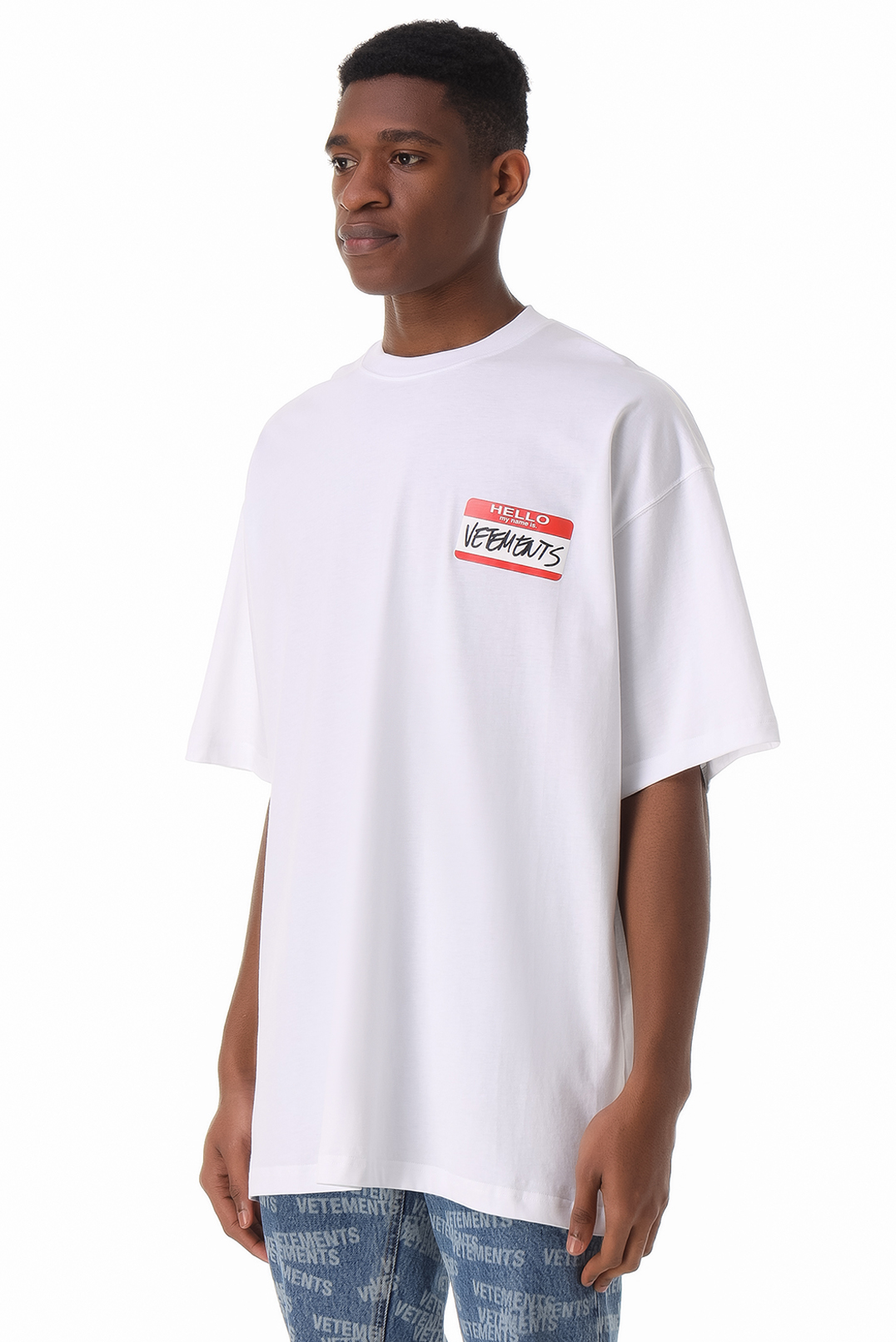 Футболка oversize з принтом VETEMENTS VETm12016