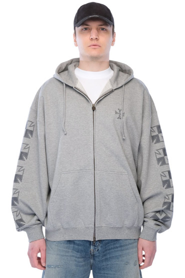 Купить оригинал Худі на блискавці VETm16015 от бренда VETEMENTS Худі на блискавці VETEMENTS VETm16015