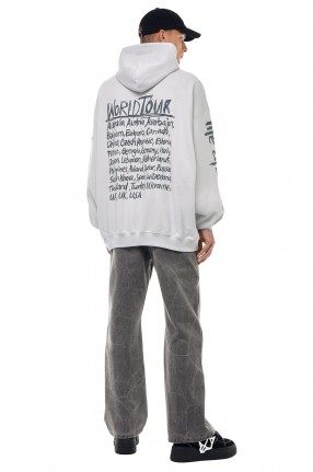 VETEMENTS Худі oversize з принтом