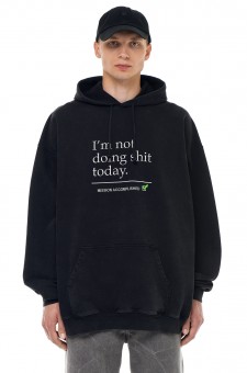 Худі oversize з принтом