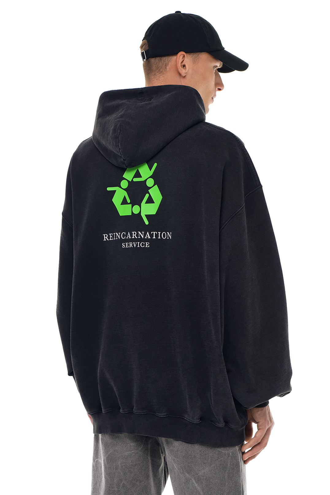 Худі oversize з принтом VETEMENTS VETm23009