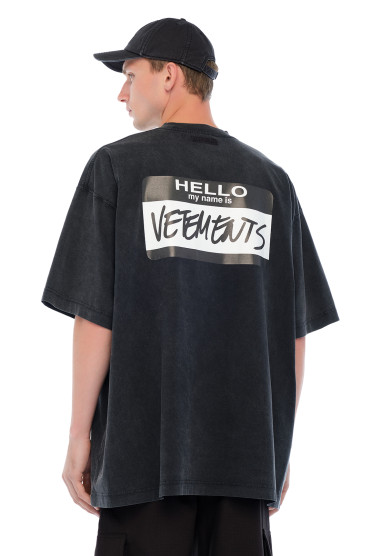 Футболка oversize VETEMENTS VETm24008