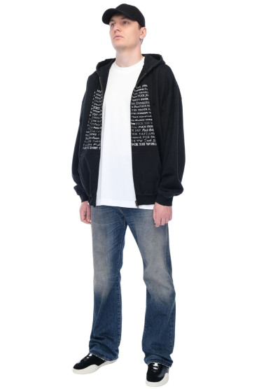 Купить оригинал Худі на блискавці VETm26003 от бренда VETEMENTS Худі на блискавці VETEMENTS VETm26003