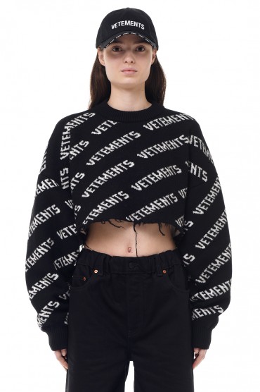 Вкорочений светр oversize VETEMENTS VTM13002