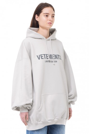 Худі oversize з логотипом VETEMENTS VTM13004