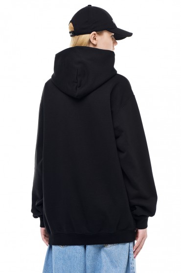 Худі oversize з логотипом у стразах VTMNTS VTM23006