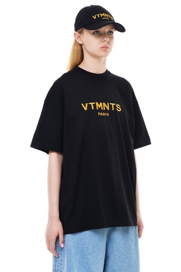 Футболка oversize з вишивкою логотипа VTMNTS VTM23017