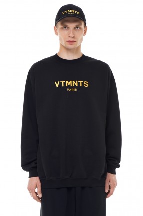 VTMNTS Світшот oversize з вишивкою логотипа